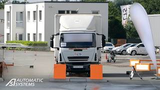 Mobile Road Blocker by AUTOMATIC SYSTEMS | crash test (MK2 Certified)