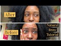 Natural Eyebrow look tutorial