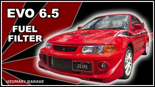 Evo 6 Fuel Filter. Mitsubishi Evolution VI CP9A Service