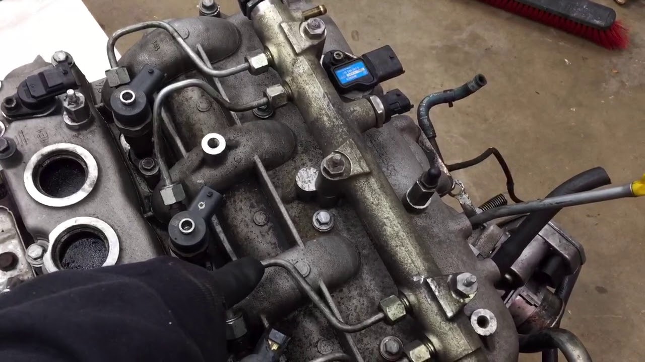 Junkyard Jeep Diesel Engine, 2.8 CRD for Liberty KJ Part 25 YouTube