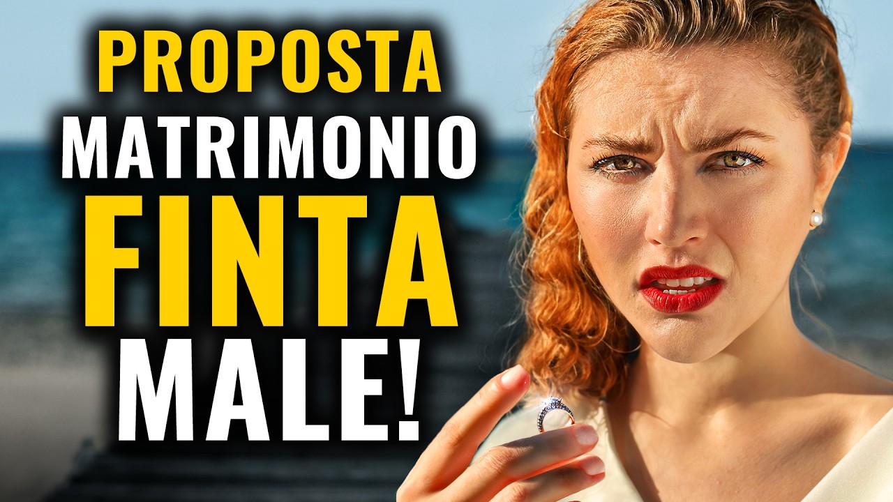 La fidanzata rifiuta la proposta di matrimonio davanti a tutti.... Ma nasconde un oscuro segreto!