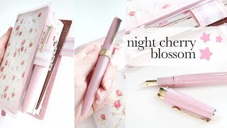 Unboxing Sailor Night Cherry Blossom Fountain Pen | Ariebea