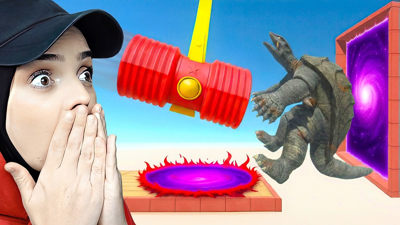 DEV ÇEKİÇ VS BÜYÜME PORTALI! 😱💥