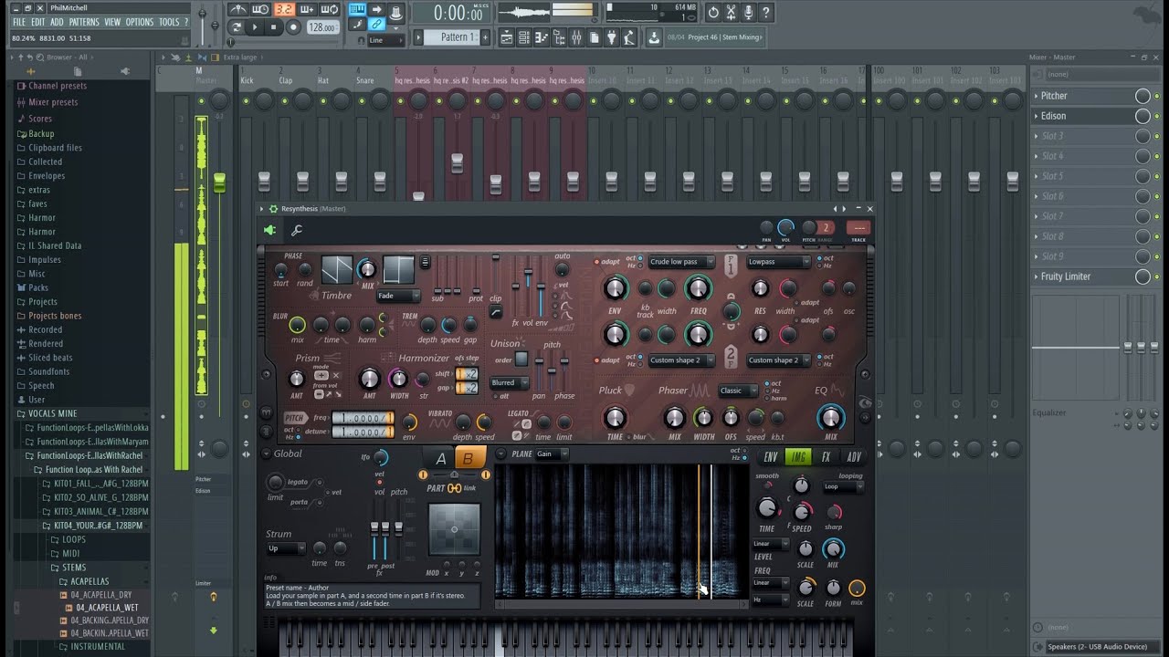 'My sign' playing with Harmor | FL Studio Harmor Sound Design Music Production
