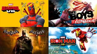 Deadpool VR | The Boys: Trigger Warning | Batman: Arkham Shadow | Iron Man VR | No Commentary