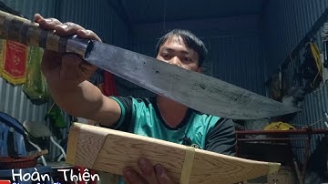 Dao thép nhíp úa vàng loại to