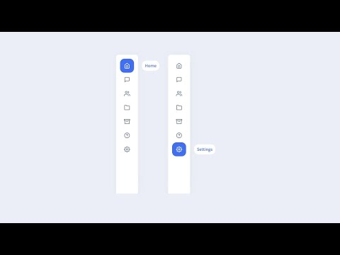 Vertical Menu With Gooey Effect On Hover Using Html Css And Javascript Library