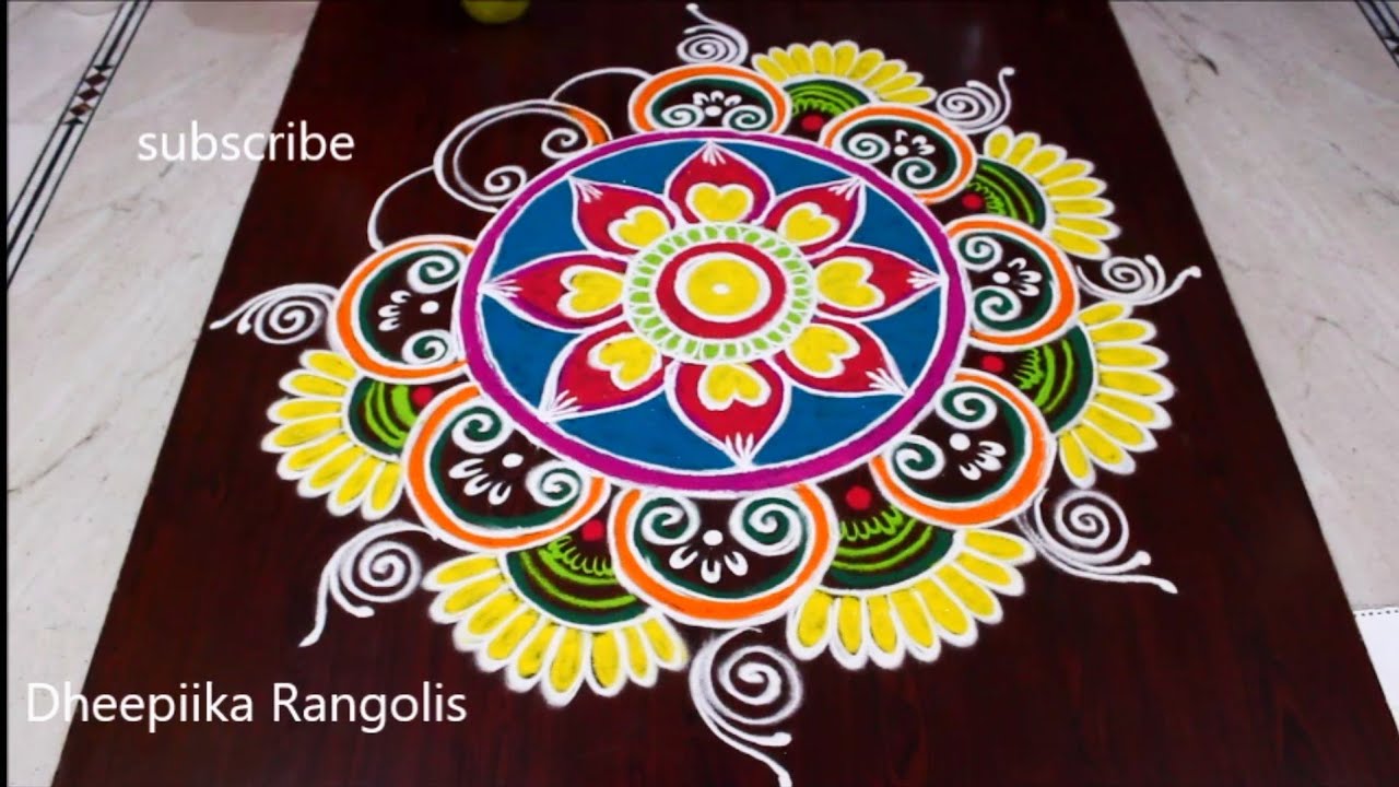 Margazhi Special Kolangal || New Year 2020 Rangolis || Sankranthi ...