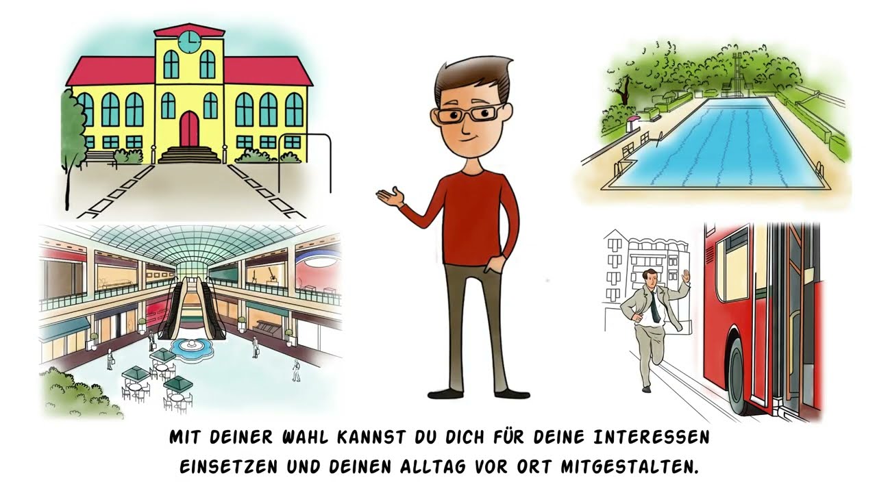 Kommunalwahl Baden-Württemberg 2024 - Erklärfilm auf Russisch