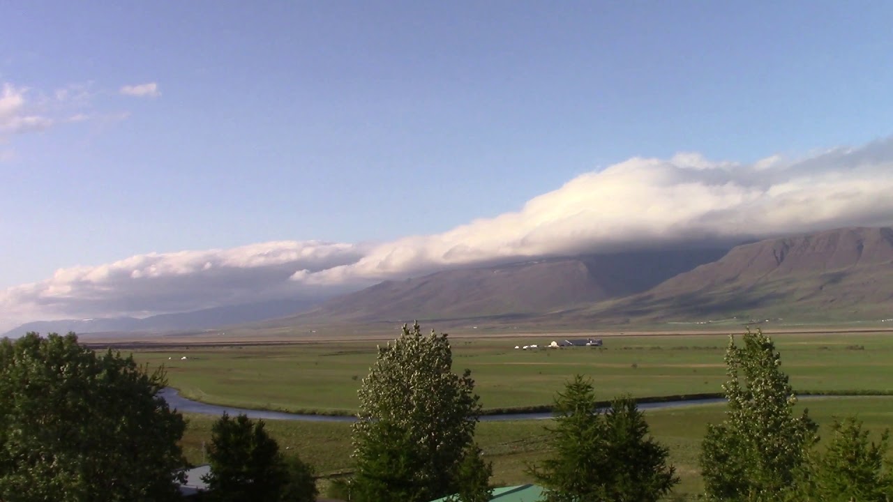 Varmahlíð Outlook over Beautiful Valley — Varmahlíð, Iceland — video poster