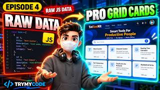 Full Dynamic Tool Cards with JavaScript & CSS Grid | Real Product EP 4 Guide