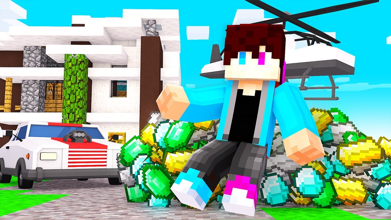 MINECRAFT Spelen Als MILJONAIR!