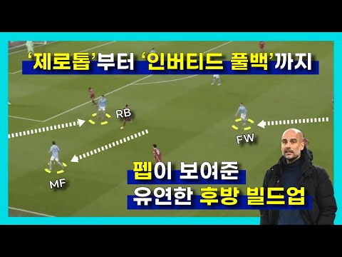 &amp;#39;4:1&amp;#39; 대승, 리버풀을 상대로 과르디올라가 보여준 유연한 후방 빌드업 (리버풀 vs 맨시티)