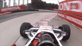 Juan pablo montoya tops the leader board for 1st practice.