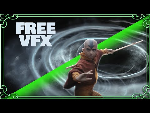 Airbending #03 Tornado / Vortex FREE VFX Greenscreen ◈ Avatar Last airbender inspired effect overlay