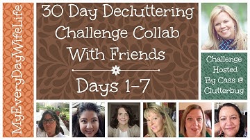 30 Day Decluttering Challenge Collab with Friends
