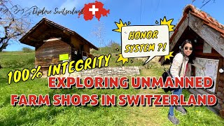 Unmanned Farm Shops in Switzerland (Honor System)