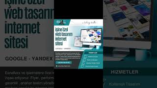 İşinize Özel Web Tasarım İnternet Sitesi Fırsatı !