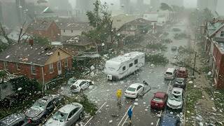 Hailstorm Struck Colorado & Nebraska! Giant Hail Batters Cars, Homes and Farmland