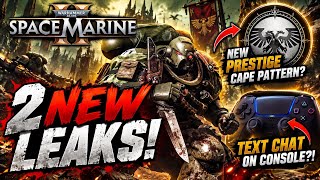 НОВЫЕ утечки по Space Marine 2! Текстовый чат на консолях и косметика?!