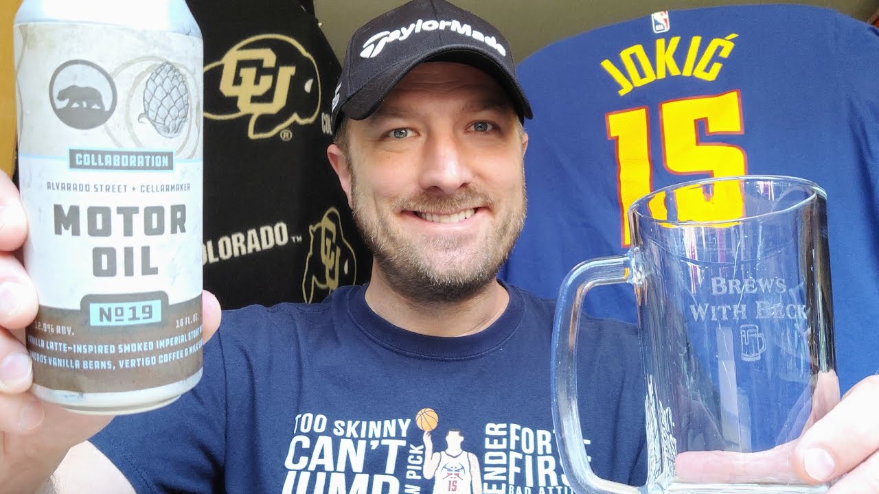 Alvarado Street / Cellarmaker 🍺 Motor Oil No. 19 ☕ Stout Beer Review