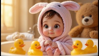 Bubble Bath Time Song Baby Bath Rhyme With Bubbles, Duckies & Giggles