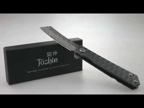 Elegantní zavírací nůž "OBSIDIAN ONIX" - TOSHIN