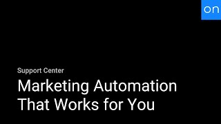 Ontraport Features Marketing Automation That Works For You