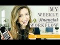 How I Organize My Business Finances || My Weekly Financial Workflow 💰✅