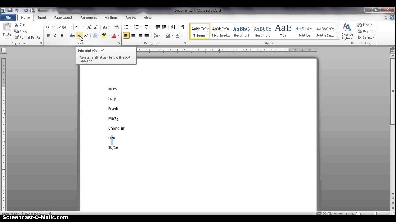 Word Video 3 - Font Group