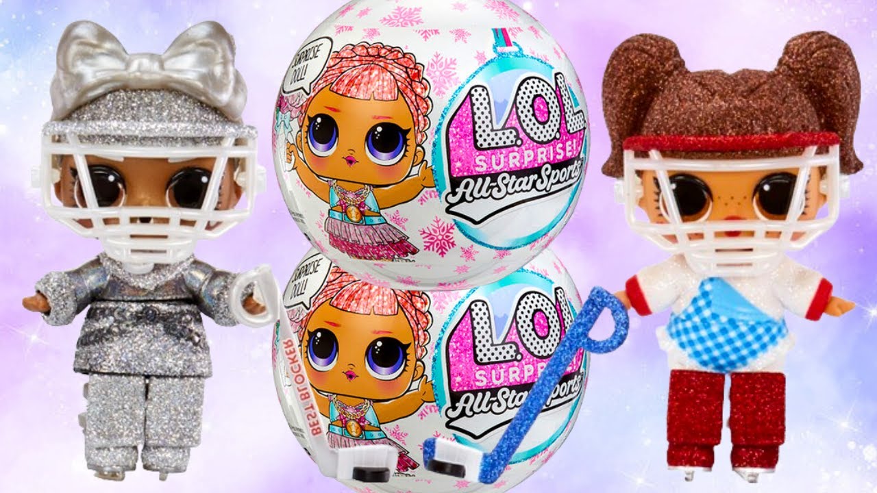 ASMR LOL Surprise All-Star Sports Winter Games Sparkly Dolls 