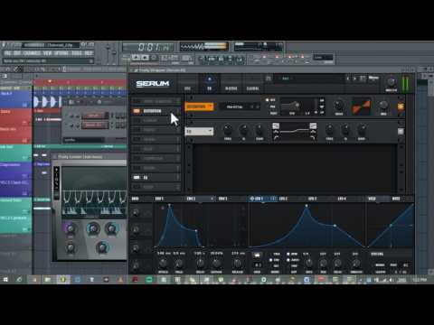Bass sweep, Serum, Progressive psytrance  (Wormhole, Fl studio)