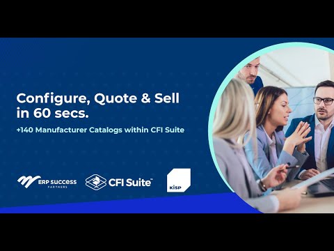 Configure, Quote, Sell in 60 secs | +140 Manufacturer Catalogs within ...