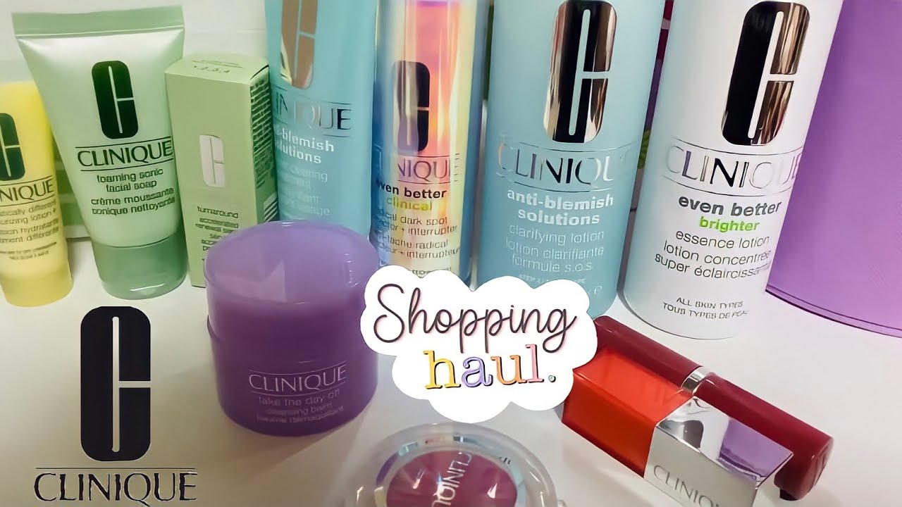 My first CLINIQUE free gift with purchase