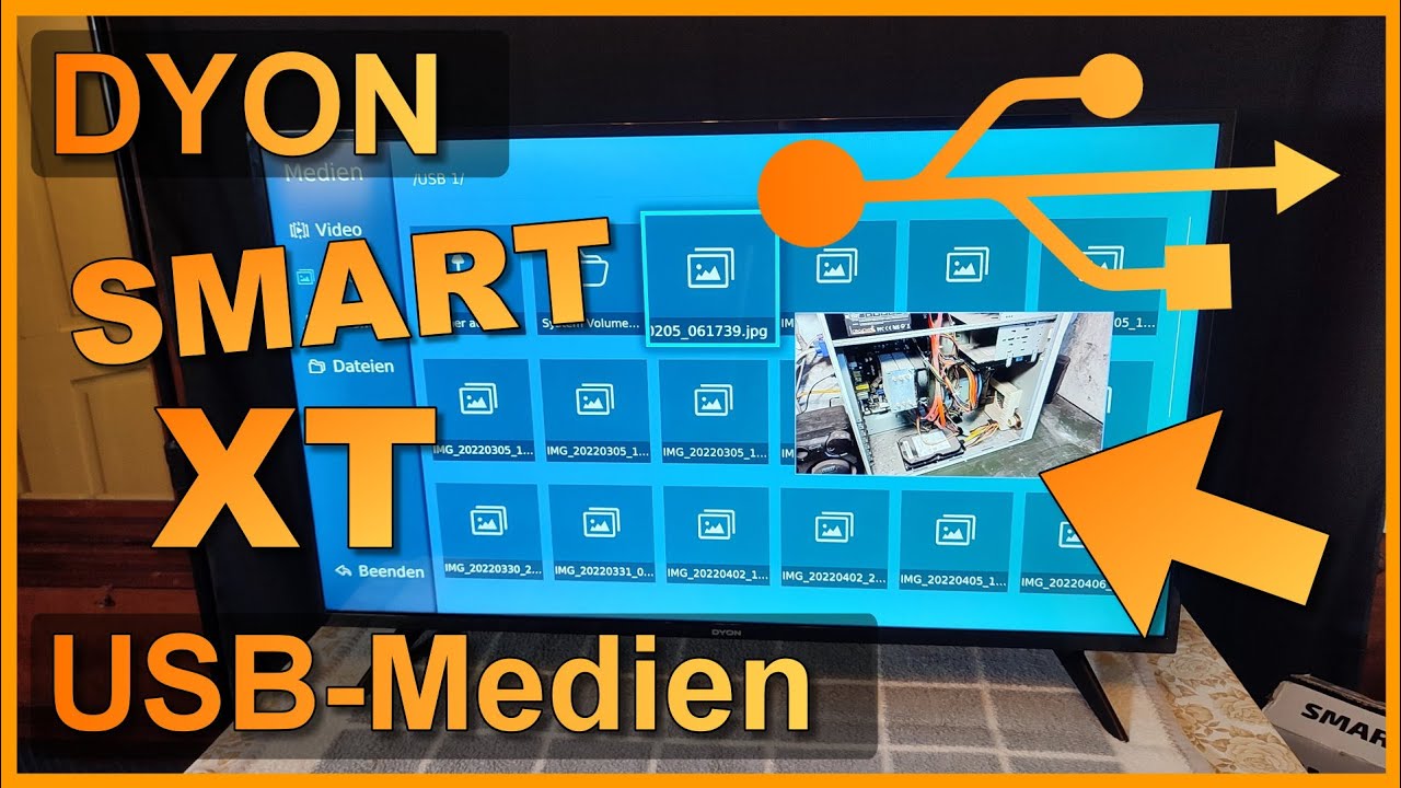 Dyon Smart 43 Xt Apps Installieren Medien vom USB-Speicher wiedergeben: DYON Smart XT Full HD Fernseher