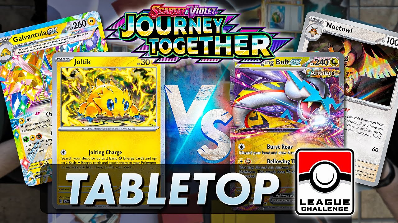 Joltik Box против Raging Bolt ex (Раунд 3)【Journey Together】League Challenge | Настольный