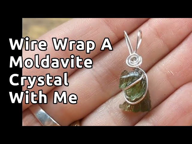 How to Wire Wrap Crystals - EASY TUTORIAL 