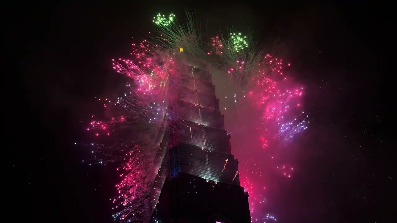 2025 台北101煙火 Fireworks 4K HDR 原始速度