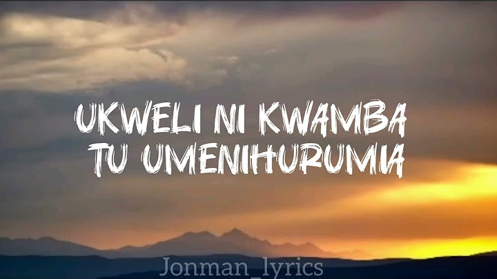 JOEL LWAGA. OLODUMARE (LYRICS VIDEO) jonman_lyrics