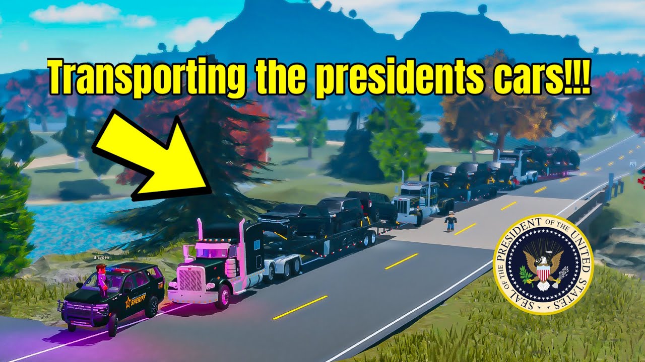 Transporting the presidents cars!!! 