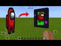 HOW TO MAKE A SECRET PORTAL TO Among Us in Minecraft PE
