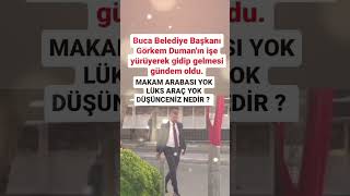 Buca Belediye Başkanı Görkem Duman Makam Aracı Yok, Yürüyerek İşe Gidiyor