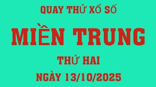 Quay thử kết quả xổ số Miền Trung ngày 13\/10\/2025.XS Thừa Thiên Huế - Phú Yên