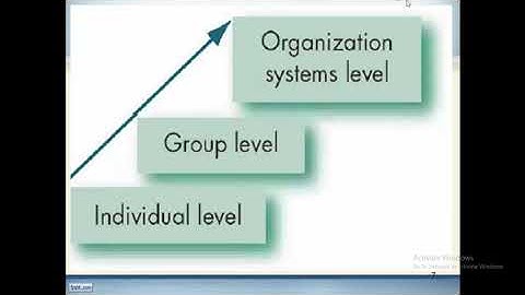 ORGANIZATIONAL BEHAVIOUR,  LECTURE#3 PART 1