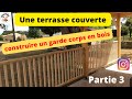 Construire un garde corps en bois