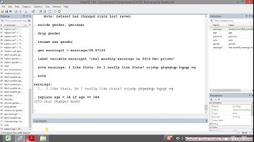 Stata Video #04
