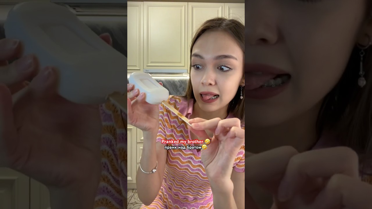 Prank on my brother 🤣 #funny #aruzhanm #mambetaliaruzhan