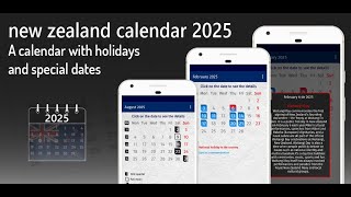 New zealand calendar 2025 screenshot 2