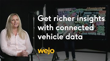 Wejo | Get richer insights with connected vehicle data