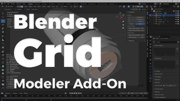 Blender Grid Modeler Add-On for Hard Surface